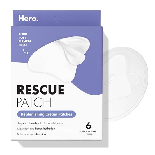 Image 1 of 1 Count (Pack of 3) for the product HERO COSMETICS Rescue Patch Moisturizing Post-Blemish Cream Patch, 6 Ct