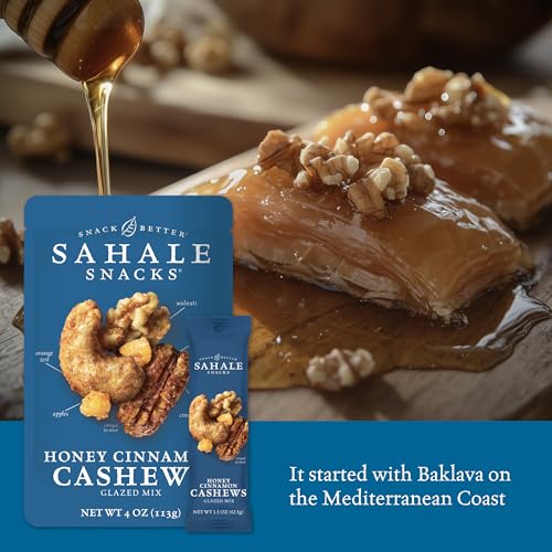 Image 3 of Sahale Snacks Honey Cinnamon Cashews Glazed Mix, 4 Ounce (Pack of 6)