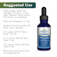 Thumbnail for Image 4 of RidgeCrest Herbals ClearLungs Liquid Lung Support, Orange Flavor 2 fl oz