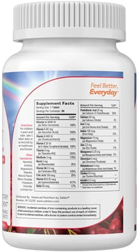Thumbnail for Image 3 of Zahler Junior Multi Children's Complete Multivitamin Cherry 90 Chewable Tablets