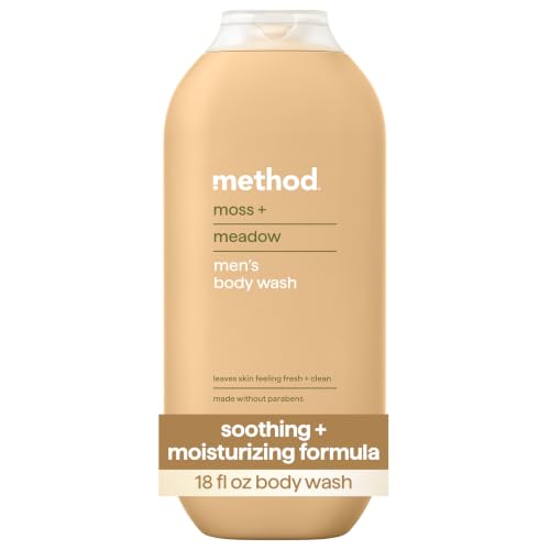 Image 1 of 18 Fl Oz (Pack of 1) for the product Method Body Wash, Moss + Meadow, 18 oz
