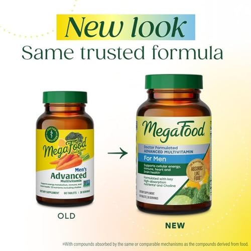 Image 3 of MegaFood Advanced Multivitamin for Men, Doctor Formulated, 60 Tablets