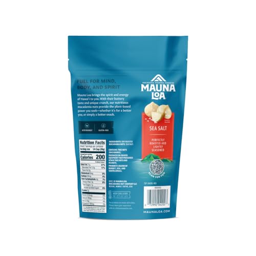 Image 2 of Mauna Loa Sea Salt Roasted Macadamia Nuts, 7 oz (Pack of 2)