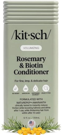Thumbnail for Image 2 of 12 Fl Oz (Pack of 1) for the product Kitsch Rosemary & Biotin Conditioner for Hair Growth – Made in USA, 12.3 oz