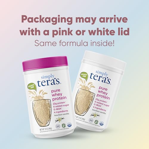 Image 2 of simply tera's Pure Whey Protein Powder, Bourbon Vanilla, Soy-Free - 24 Oz