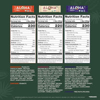 Thumbnail for Image 3 of ALOHA Organic Plant Based Protein Bars 6 Flavor Variety Pack 12 Count