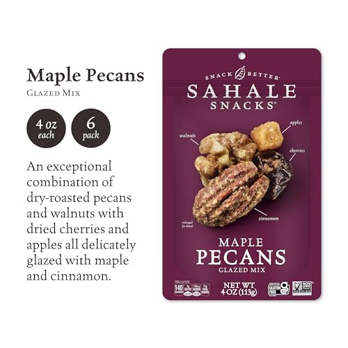 Image 5 of Sahale Snacks Maple Pecans Glazed Mix, 4 oz Pouches (6 Packs)