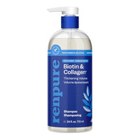 Thumbnail for Image 1 of Default Title for the product RENPURE Biotin & Collagen Plant Based Shampoo for Fine, Thin Hair 24oz