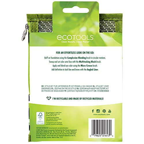 Image 4 of EcoTools On-The-Go Makeup Brush Kit 5 Piece Set
