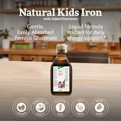 Image 3 of Floradix Iron Kids Liquid Iron & Vitamin Raspberry-Vanilla 8.5 fl oz