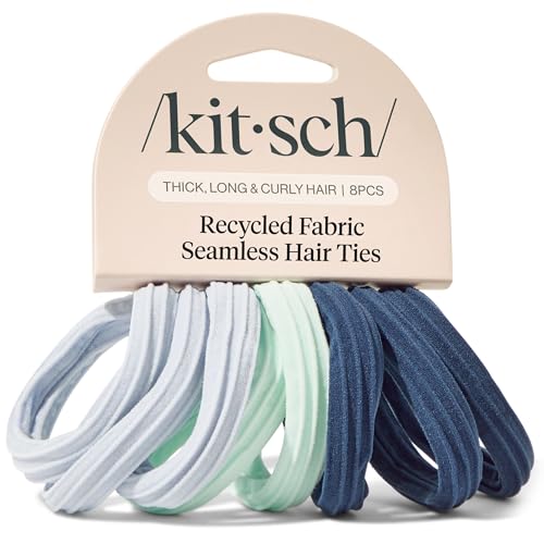 Image 1 of Default Title for the product Kitsch Seamless Hair Ties No Damage - Garden Bouquet, 8pcs