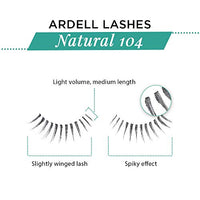 Thumbnail for Image 4 of Ardell Natural Lashes False Eyelashes, 104 Black, 4 Pack