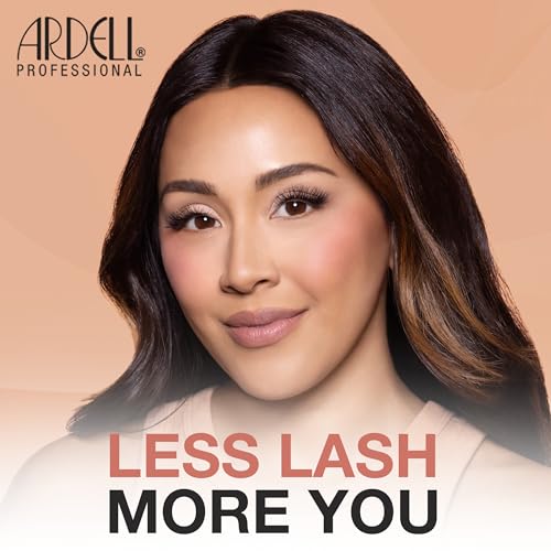 Image 2 of Ardell Half Naked Lashes 421 – Natural Half Lashes for Outer Corner, Soft & Flattering Fit Wispy Volume False Eyelashes, Includes Duo Lash Glue 1g, 2 Pack
