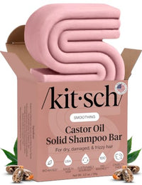 Thumbnail for Image 1 of Default Title for the product Kitsch Castor Oil Shampoo Bar Soap for Hair Growth & Scalp - 3.2 oz