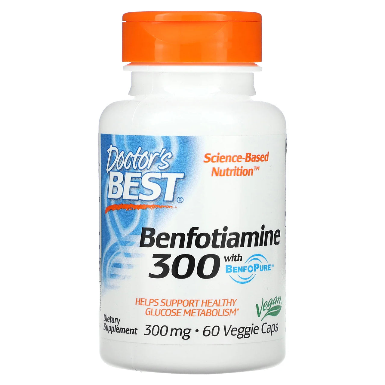 Doctor's Best Benfotiamine 300 mg Veg Capsules