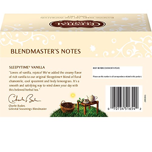 Image 3 of Celestial Seasonings Herbal Tea, Sleepytime Vanilla, 20 Count
