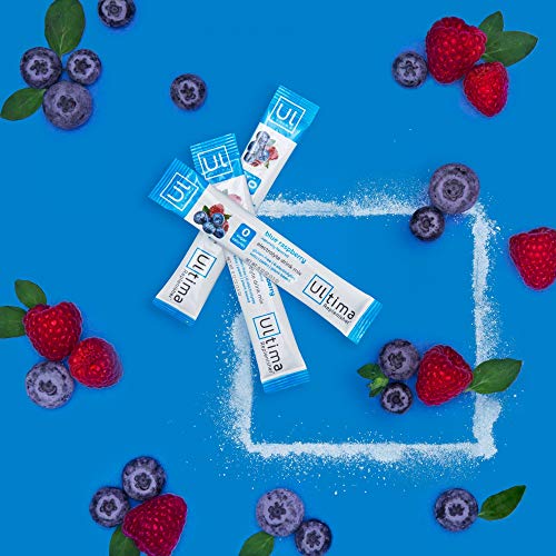 Image 3 of Ultima Replenisher Electrolyte Hydration Drink Mix, Blue Raspberry, 20 Serving Stickpack Box