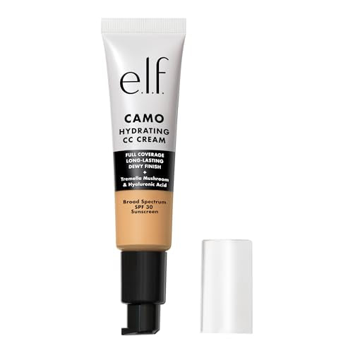 Image 13 of Medium 330 W / 1 Fl Oz (Pack of 1) for the product e.l.f. Hydrating Camo CC Cream