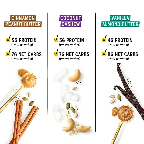 Image 2 of purely elizabeth. Keto Granola Best Sellers Variety Pack, Made with Nuts and Seeds, Grain-Free, Gluten-Free, Non-GMO (3ct, 8oz Bags)