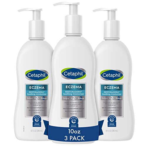 Image 1 of Default Title for the product Cetaphil RESTORADERM Itch Control Moisturizing Lotion, 10 fl oz (Pack of 3)