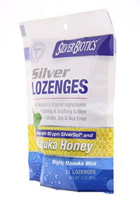Thumbnail for Image 2 of American Biotech Labs Silver Biotics Silver Lozenges w/60ppm SilverSol and Manuka Honey, Mighty Manuka Mint (21 Count) (2 Pack)