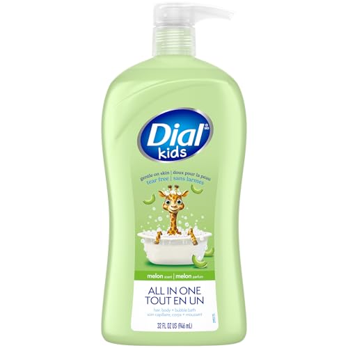 Image 1 of Default Title for the product Dial Kids All-in-1 Body Wash + Hair + Bubble Bath, Melon Scent, 32 Fl Oz