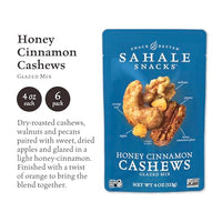 Thumbnail for Image 2 of Sahale Snacks Honey Cinnamon Cashews Glazed Mix, 4 Ounce (Pack of 6)
