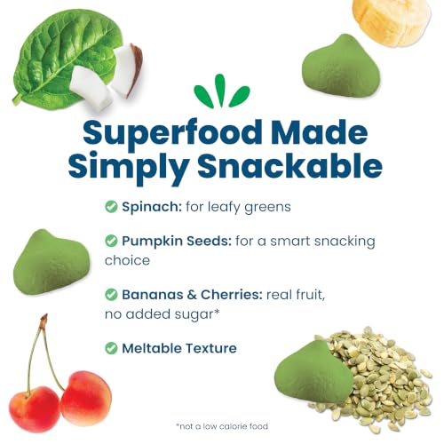 Image 4 of Amara Organic Sweet Greens & Banana Brain Blend Superfood Smoothie Melts
