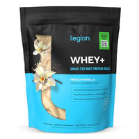 Thumbnail for Image 2 of French Vanilla / 30 Servings (Pack of 1) for the product Legion Whey+ Protein Isolate Grass Fed