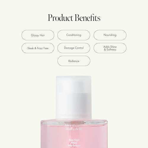 Image 6 of ANILLO Rosy Night Complete Hair Repair Care Set: Essence, Shampoo & Ampoule Treatment Bundle for Damage Repair - Damask Rose, Musky Floral Scent, Silicone Free (1.69oz.22oz.76oz)