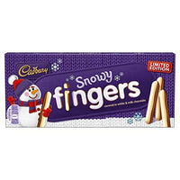 Thumbnail for Image 2 of Cadbury Milk & White Chocolate Snowy Fingers 115g