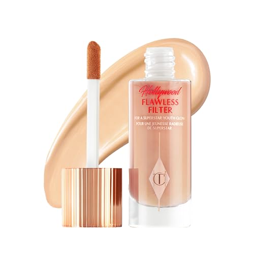 Image 6 of 3 Light/Medium - Warm peach for light to medium skin tones for the product Charlotte Tilbury Hollywood Flawless Filter