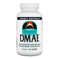 Thumbnail for Source Naturals Dmae Capsules 200 Caps