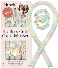 Thumbnail for Image 1 of Default Title for the product Kitsch Satin Heatless Curls Overnight Set - Aura