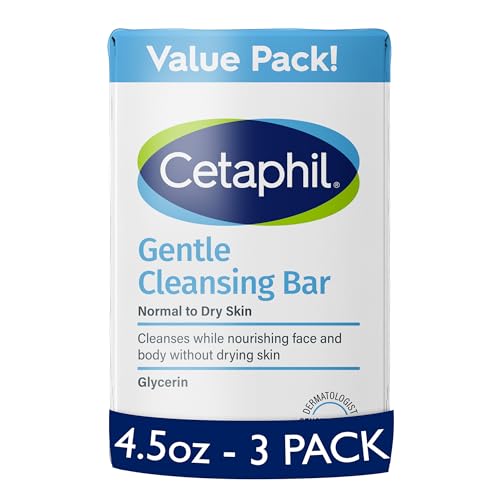 Image 2 of Fresh / 4.5 Ounce (Pack of 18) for the product Cetaphil Gentle Cleansing Bar Soap for Sensitive & Dry Skin