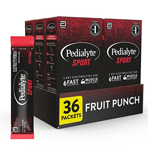 Image 3 of Fruit Punch / 6 Count (Pack of 6) for the product Pedialyte Sport Electrolyte Powder