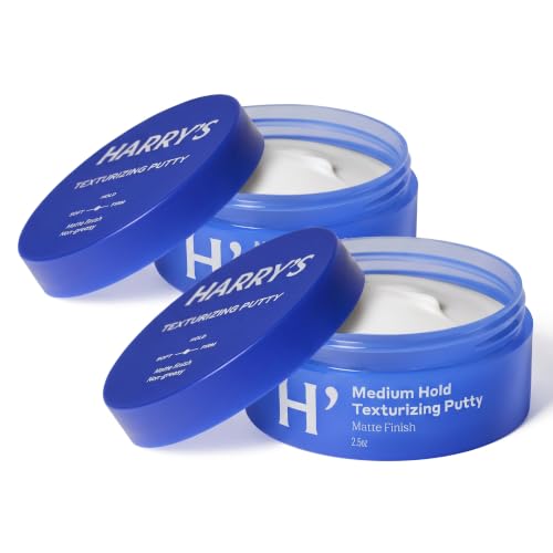 Image 2 of 2.5 Ounce (Pack of 2) for the product Harry's Texturizing Hair Putty for Men