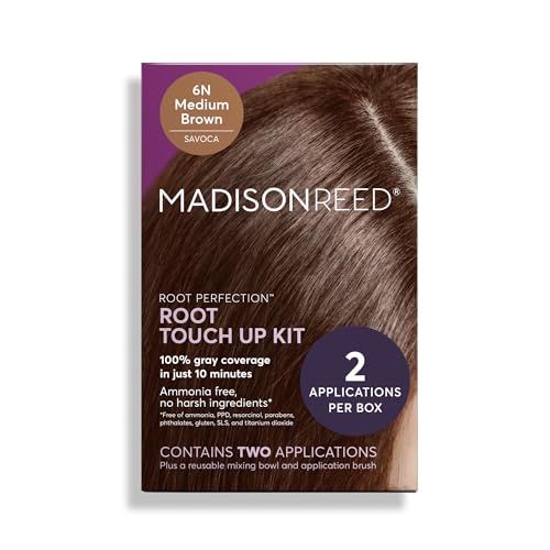 Image 4 of 6N Savoca - Medium Brown for the product Madison Reed Root Perfection Root Touch-Up Kit