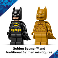 Thumbnail for LEGO DC Batman: Batman Logo Building Toy - Super Hero Bedroom Decor for Kids, Boys & Girls, Ages 12+ - with Classic & Golden Batman Minifigures - Gift Idea for Birthdays & Fans - 76330