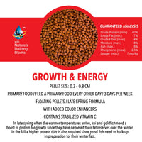 Thumbnail for MICROBE-LIFT High Growth and Energy Floating Fish Food Pellets for Ponds, Water Gardens, and Fountains, Safe for Live Goldfish and Koi, 5.25 lbs
