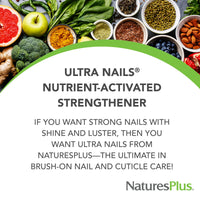 Thumbnail for NaturesPlus Ultra Nails Nutrient-Activated Strengthener - 0.25 fl oz - Naturally Strengthens Nails & Cuticles - Conditions Nails with Aloe, Calendula, Vitamins & Protein - Formaldehyde Free, Vegan