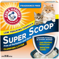 Thumbnail for Arm & Hammer Super Scoop Litter, Unscented, 20 Lbs