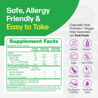 Thumbnail for Culturelle Daily Probiotic For Kids + Veggie Fiber Gummies (Ages 3+) - 60 Count - Digestive Health & Immune Support – Berry Flavor with a Vitamin C Boost