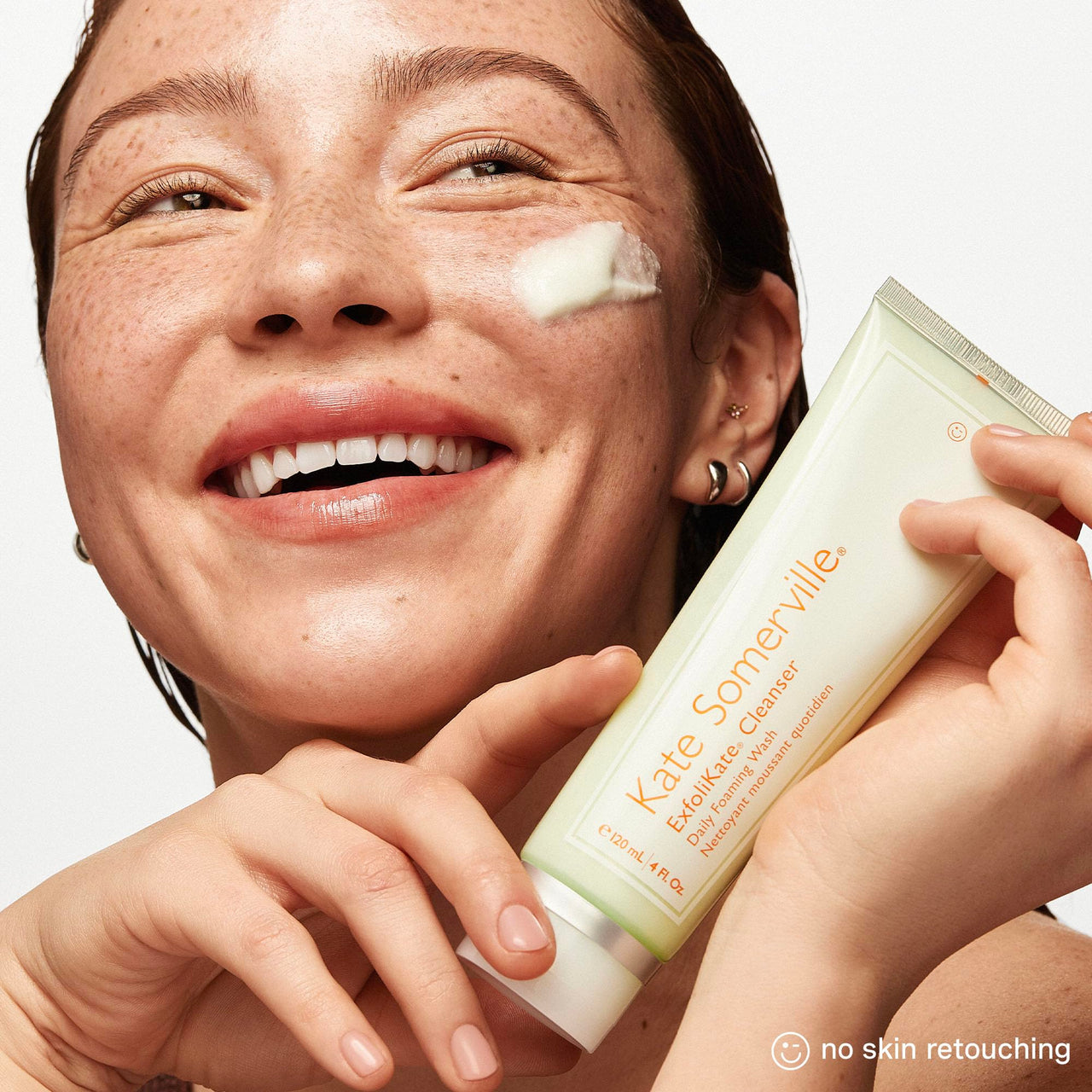Kate Somerville ExfoliKate Cleanser – Daily Exfoliating Foaming Face Wash – Clinically Formulated Glycolic Acid and Lactic Acid Gentle Facial Scrub, 4 Fl Oz