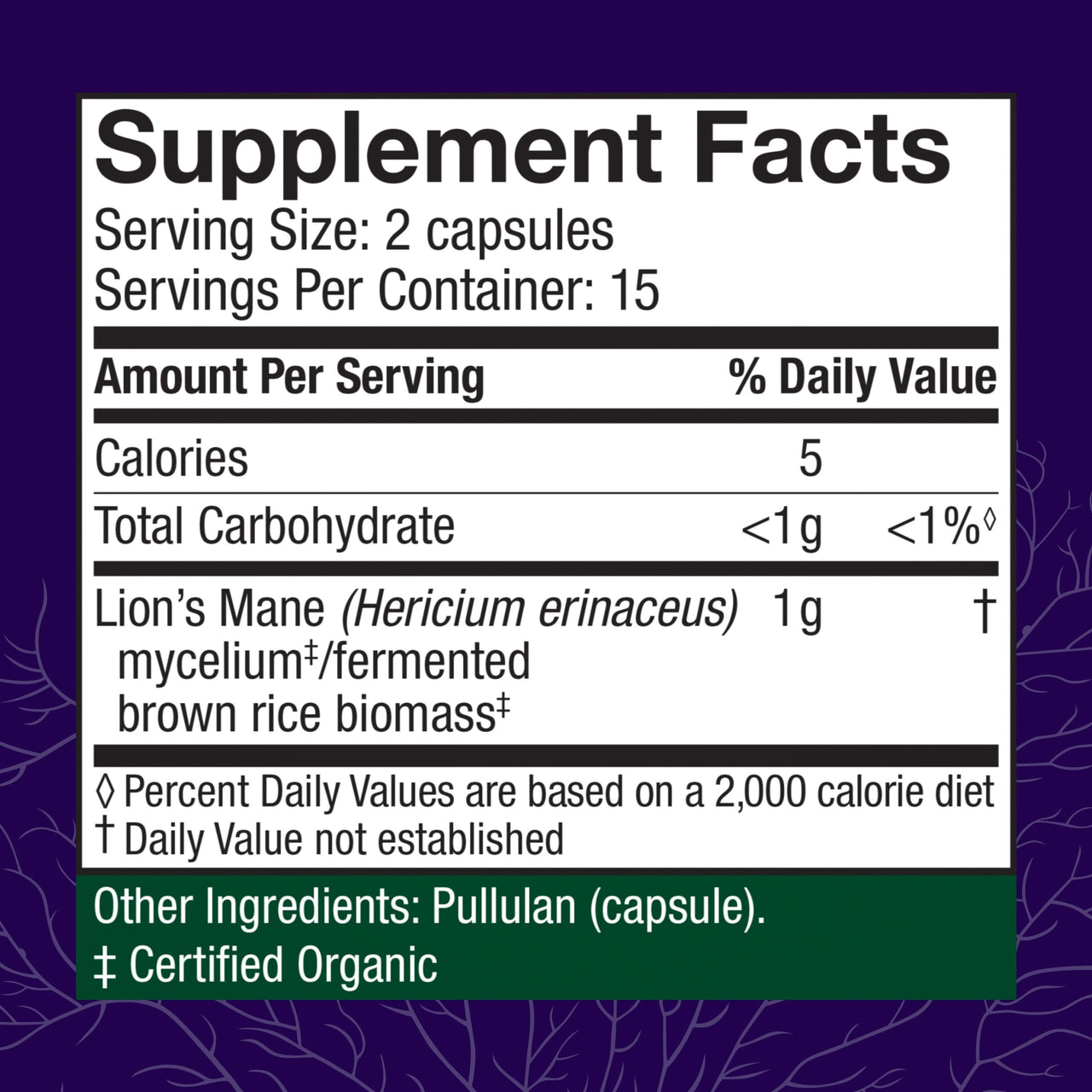 Host Defense Mushrooms Lion's Mane - Brain Health Support Supplement for Focus & Memory Function - Immune & Nervous System Support Supplement- 30 Capsules
