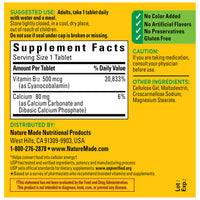 Thumbnail for Nature Made Vitamin B12 500 mcg, Dietary Supplement for Energy Metabolism Support, B12 Vitamins 500 mcg, 200 Tablets, 200 Day Supply