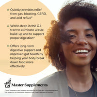 Thumbnail for Master Supplements Enzalase - 50 Capsules - Probiotic Compatible Enzymes - Provides Digestive Boost + Gas & Bloating Relief - Gluten Free - 50 Servings