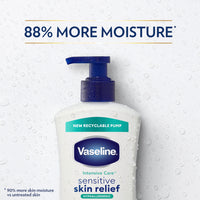 Thumbnail for Vaseline Intensive Care Body Lotion 4 Pack Sensitive Skin Relief For Dry Skin With Colloidal Oatmeal and Ultra-Hydrating Lipids 20.3 oz