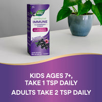 Thumbnail for Nature's Way Sambucus Immune Elderberry Syrup, Elderberry extract, Vitamin C and Zinc with Propolis & Echinacea for Immune Support*, with Superfood Antioxidants(1), 8 Fl Oz (Packaging May Vary)