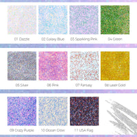 Thumbnail for DAGEDA Body Glitter Gel, Roll-on Face Glitter for Mermaid Makeup Festival Rave Accessories, Holographic Hair Glitter Gel,Body Shimmer Halloween Makeup for Rave Party (Sparkling Pink)